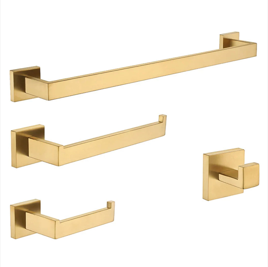 Lauretta Bathroom Accessory Kit - PUGLIA Gold
