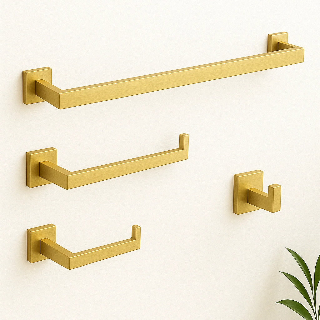 Lauretta Bathroom Accessory Kit - PUGLIA Gold